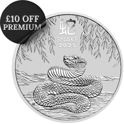 2025 Australian Lunar Snake 1oz Silver Coin
