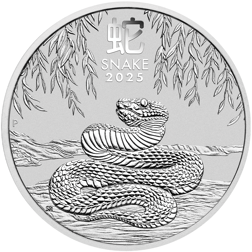 2025 Australian Lunar Snake 1oz Silver Coin