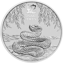 2025 Australian Lunar Snake 1/2oz Silver Coin
