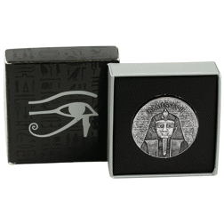 Pre-Owned 2017 Republic of Chad Egyptian Relic Ramesses II 2oz Silver Coin - VAT Free