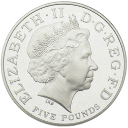 Pre-Owned 2004 UK Entente Cordiale Proof Design Silver Crown - VAT Free