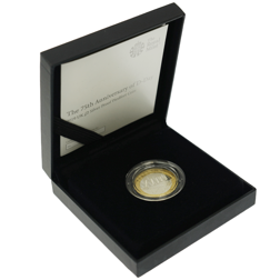 Pre-Owned 2019 UK 75th Anniversary D-Day £2 Piedfort Proof Silver Coin - Missing Outer Box - VAT Fre