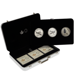 Pre-Owned 2017 Canadian Aircraft of the Second World War 1oz Proof Silver 3-Coin Set - VAT Free