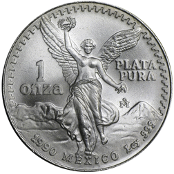 Pre-Owned Mexican Libertad 1oz Silver Coin - Mixed Dates