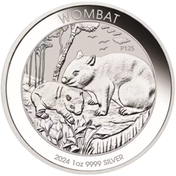2024 Australian Wombat 1oz Silver Coin