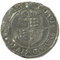Pre-Owned 1561 UK Elizabeth I Threepence Silver Coin - VAT Free
