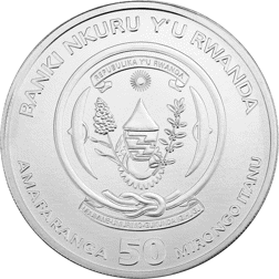 Pre-Owned 2023 Rwanda Lunar Rabbit 1oz Silver Coin - VAT Free