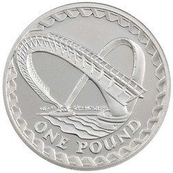 Pre-Owned 2007 UK £1 Proof Silver Coin - VAT Free