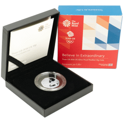 Pre-Owned 2016 UK Team GB Rio Olympics 50p Piedfort Proof Silver Coin - VAT Free