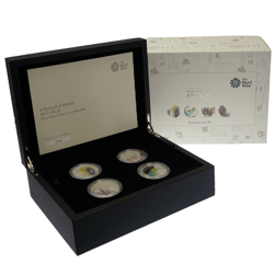 Pre-Owned 2017 Portrait of Britain £5 Proof Silver 4-Coin Set - VAT Free