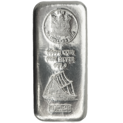 Pre-Owned Fiji $10 1kg Silver Coin Bar - Mixed Dates - VAT Free