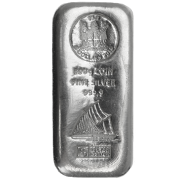 Pre-Owned Fiji $5 500g Silver Coin Bar - Mixed Dates - VAT Free
