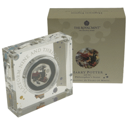 Pre-Owned 2022 UK Hogwarts Express 50p Proof Silver Coin - VAT Free