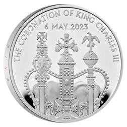 Pre-Owned 2023 UK Coronation of King Charles III £5 Proof Silver Coin - VAT Free
