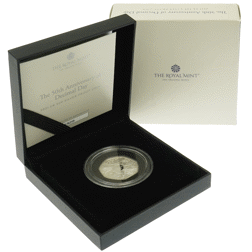 Pre-Owned 2021 UK Decimal Day 50th Anniversary 50p Proof Silver Coin - VAT Free