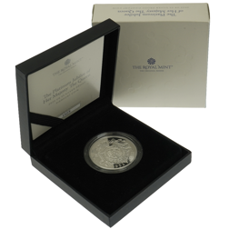 Pre-Owned 2022 UK Platinum Jubilee £5 Piedfort Proof Silver Coin - VAT Free