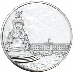 Pre-Owned 2015 UK Buckingham Palace £100 Fine Silver Coin