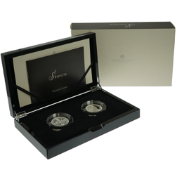 Pre-Owned 2023 UK Petition Crown 2oz Proof Silver 2-Coin Set - VAT Free