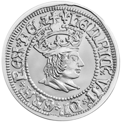 Pre-Owned 2022 UK King Henry VII 1oz Proof Silver Coin Cover - VAT Free