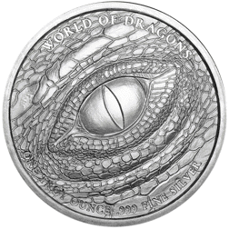 Pre-Owned World of Dragons The Chinese 1oz Silver Round