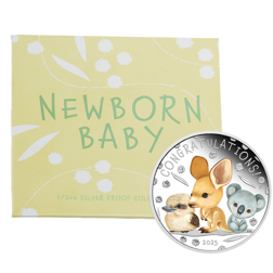2025 Australian Newborn 1/2oz Proof Silver Coin