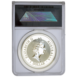 Pre-Owned 1994 Australian Kookaburra 1oz Silver Coin - ANACS Graded MS70 - 2003502988 - VAT Free