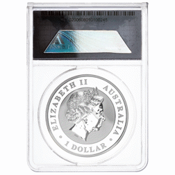 Pre-Owned 2013 Australian Kookaburra 1oz Silver Coin - ANACS Graded MS70 - 0200608010100245 - VAT Fr