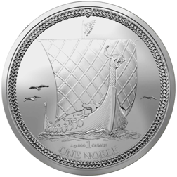 Pre-Owned Isle of Man Noble 1oz Silver Coin - Mixed Dates - VAT Free