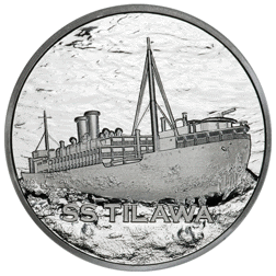 2024 SS Tilawa Shipwreck - Remembrance Sinking Fate 1oz Silver Round