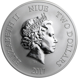 Pre-Owned 2017 Niue Lunar Rooster 1oz Silver Coin - VAT Free