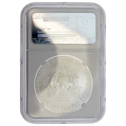 Pre-Owned 2014 USA Eagle 1oz Silver Coin - NGC Graded MS69 - 3856256-022 - VAT Free