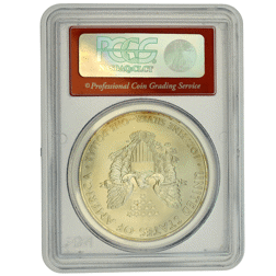 Pre-Owned 2014 USA Eagle 1oz Silver Coin - PCGS Graded MS69 - 521928.69/29548703 - VAT Free
