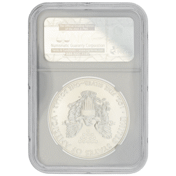 Pre-Owned 2013 USA Eagle 1oz Silver Coin - NGC Graded MS70 - 3770339-094 - VAT Free