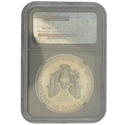 Pre-Owned 2013 USA Eagle 1oz Silver Coin - NGC Graded MS70 - 3770339-017 - VAT Free