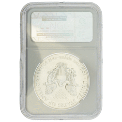 Pre-Owned 2014 USA Eagle 1oz Silver Coin - NGC Graded MS70 - 3855765-286 - VAT Free