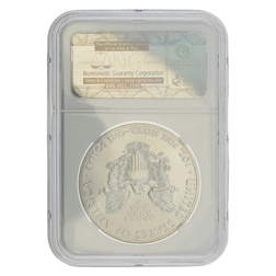 Pre-Owned 2014 USA Eagle 1oz Silver Coin - NGC Graded MS70 - 3856858-153 - VAT Free