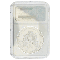 Pre-Owned 2014 USA Eagle 1oz Silver Coin - NGC Graded MS70 - 3855736-084 - VAT Free