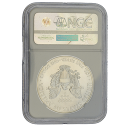 Pre-Owned 2014 USA Eagle 1oz Silver Coin - NGC Graded MS70 - 4261349-113 - VAT Free