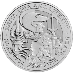 2025 UK Britannia and Liberty 1oz Silver Coin