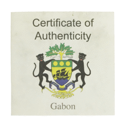 Pre-Owned 2013 Gabon Snake Colourised 1oz Silver Coin - VAT Free