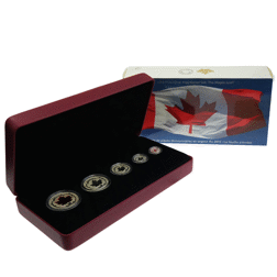 Pre-Owned 2015 Canadian Maple Fractional Proof Silver 5-Coin Set - VAT Free