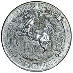 Mason Mint Headless Horseman 1oz Silver Round