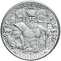 Mason Mint Mythical Cities Series: Atlantis 1oz Silver Round