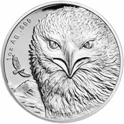 Pre-Owned 2024 Samoa Golden Eagle 1oz Silver Coin - VAT Free