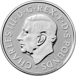 Pre-Owned 2025 UK Tudor Beasts Queen's Panther 2oz Silver Coin - VAT Free