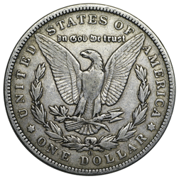 Pre-Owned 1892 USA Morgan Dollar New Orleans Silver Coin - VAT Free