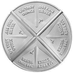 SilverTowne Mint Divisible 1oz Silver Round