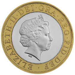 Pre-Owned 2003 UK DNA Double Helix £2 Proof Design Silver Coin - VAT Free