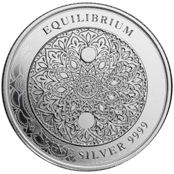 Pre-Owned 2023 Niue Equilibrium 1oz Silver Coin - VAT Free