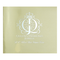 Pre-Owned 2012 UK Queen Elizabeth II Diamond Jubilee 5oz Proof Silver Coin - VAT Free